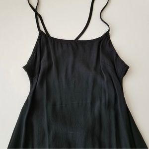 Brandy Melville Black Cross Strap Dress